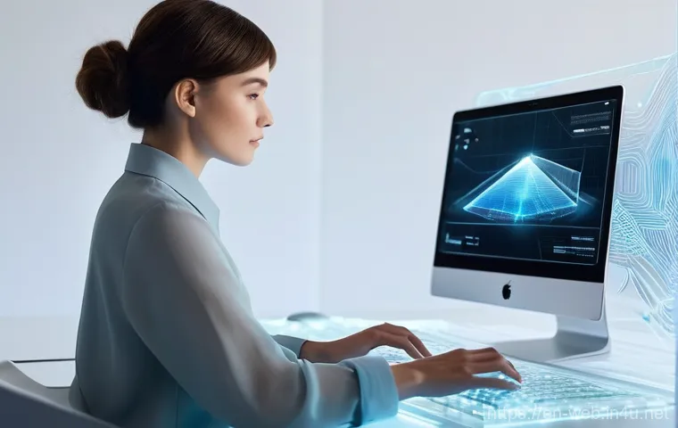 웹디자인 도구 활용법 - **AI Co-Pilot: Supercharging Design with Intelligent Automation**
"A sleek, futuristic workspace...