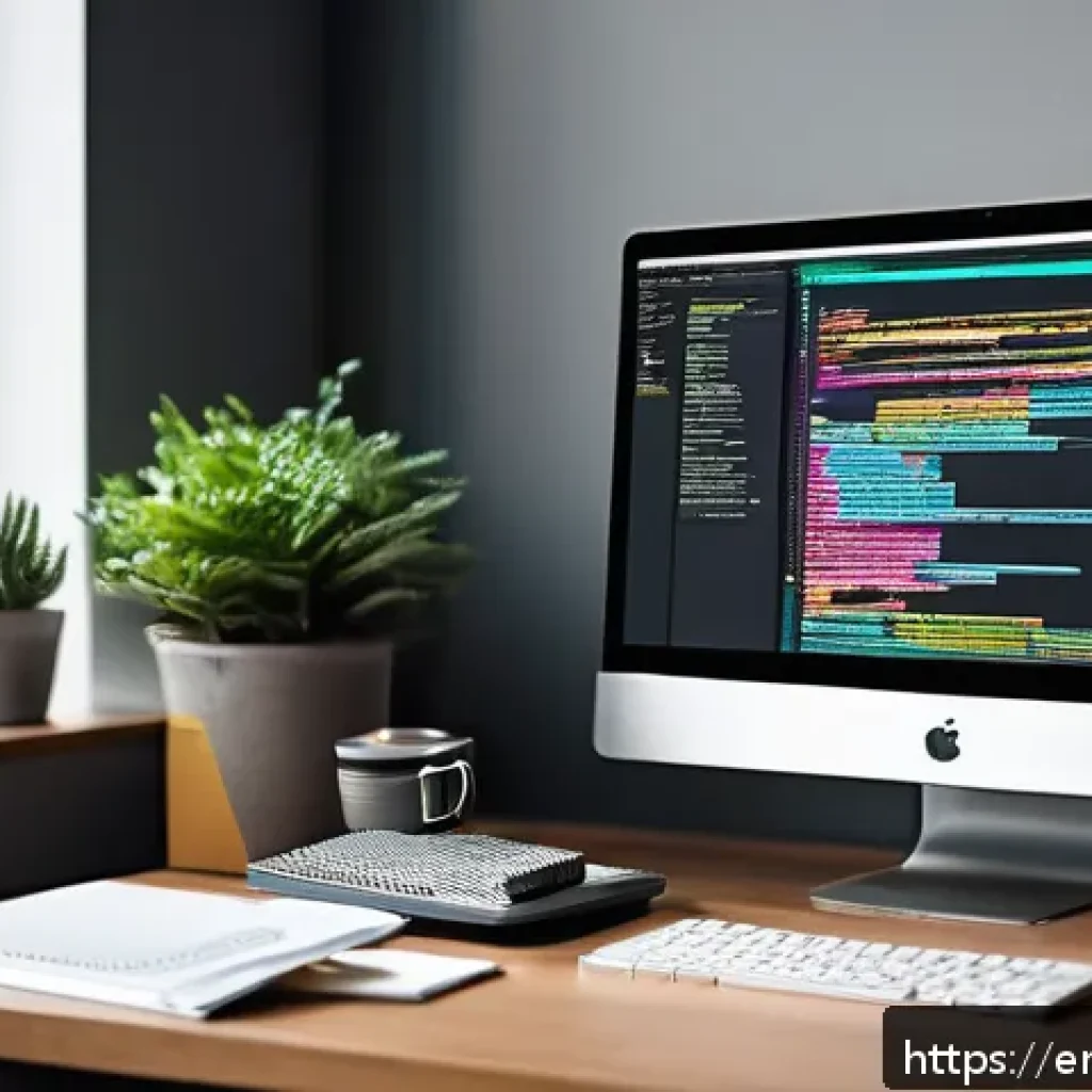 웹디자인 CSS 프레임워크 활용 - A modern web developer&rsquo;s workspace featuring a large high-resolution monitor displaying modular CSS ...